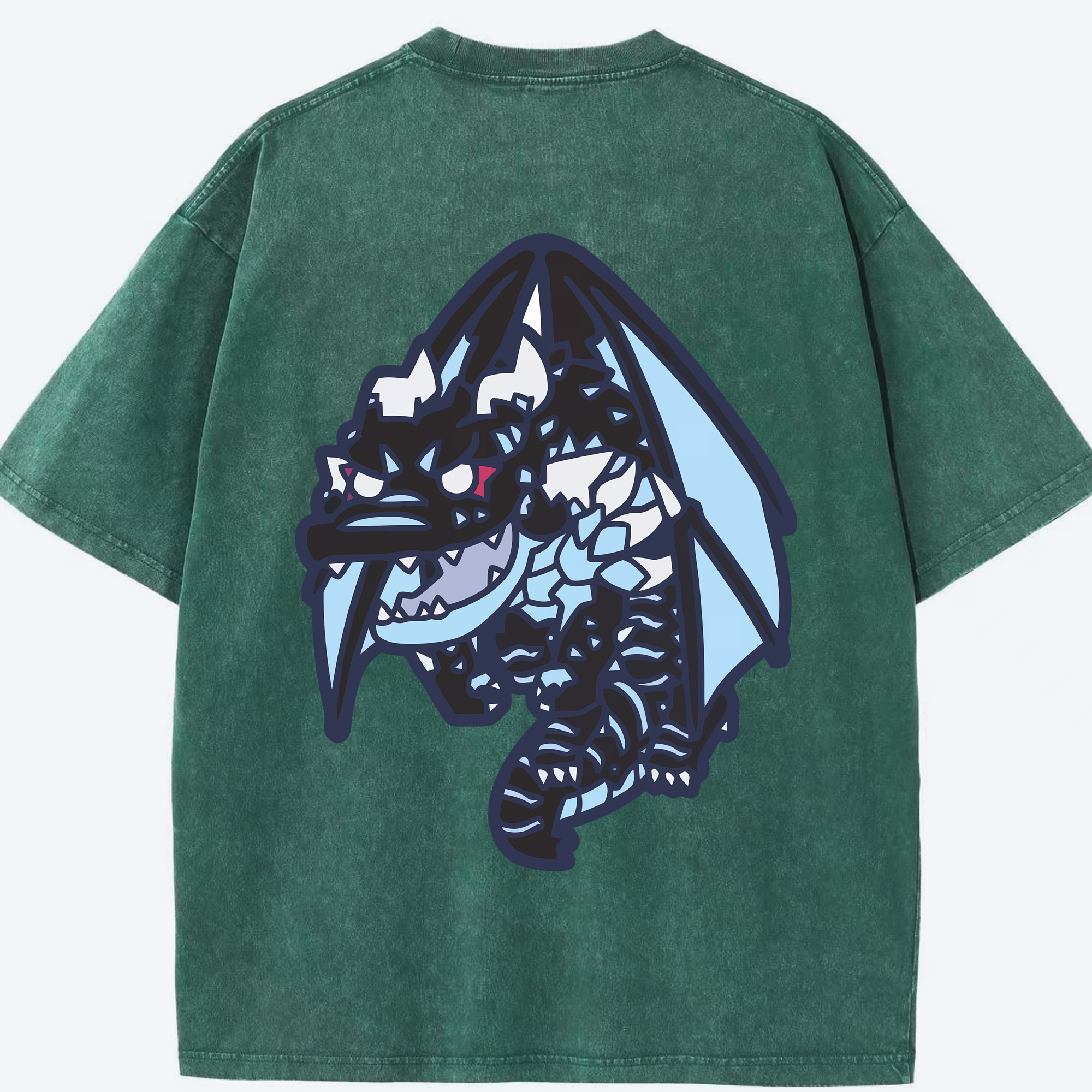 （画像用） 転スラ Regarding Reincarnated to Slime 綿100% ヴィンテージ風 半袖Tシャツ（背面プリント）